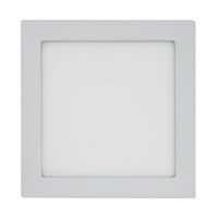Plafoniera led patrata incorporabil 18W, 3000k alb cald, 1400 lm, Aluminiu, 225 x 225 mm