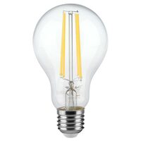 Bec led cu filament, forma A60, E27, putere 12W, 3000K Alb cald