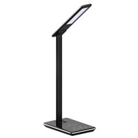 Lampa de birou Smart, incarcare inductiva telefon, 5W, 500 lm, Negru