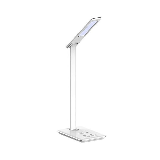Lampa de birou Smart, incarcare inductiva telefon, 5W, 500 lm, Alb