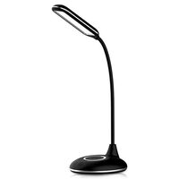 Lampa de birou Smart, incarcare inductiva telefon, 5W, 400 lm, Negru, Material carcasa ABS si aluminiu, 143 x 127 x 310 mm
