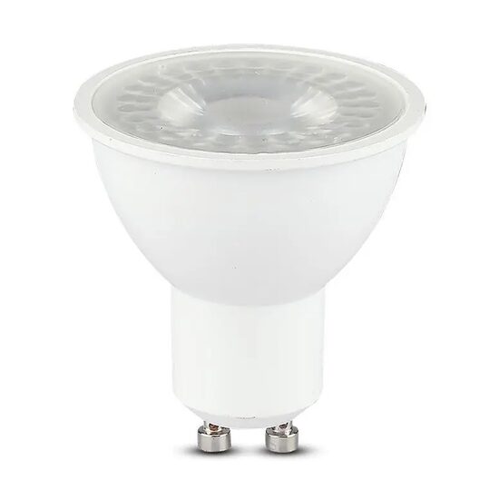 Bec led GU10, putere 8W, 220-240V, 6400K, alb rece