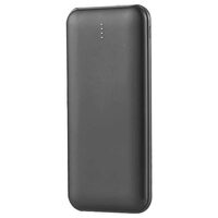 Powerbank super-slim, 10000mAh, 2x USB, USB-C, Negru
