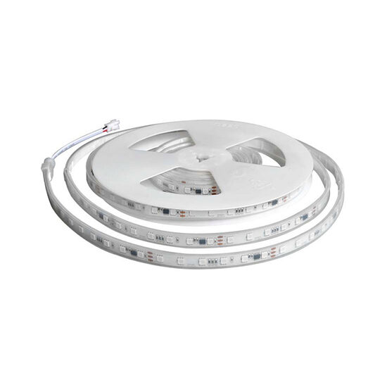 Kit banda led SMD5050, 5m, 24V, RGB, IP65, controller, telecomanda, alimentator