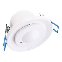 Senzor de miscare incastrabil, max 16 m, 360 grade, Alb, IP20, 300W