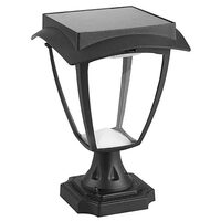 Lampa solara, 2 W, Exterior IP65, Negru, 110 lm, Lumina calda