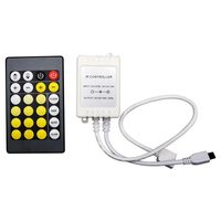 Controller banda led Alb, 12/24V, 120/240W, Telecomanda 24 butoane