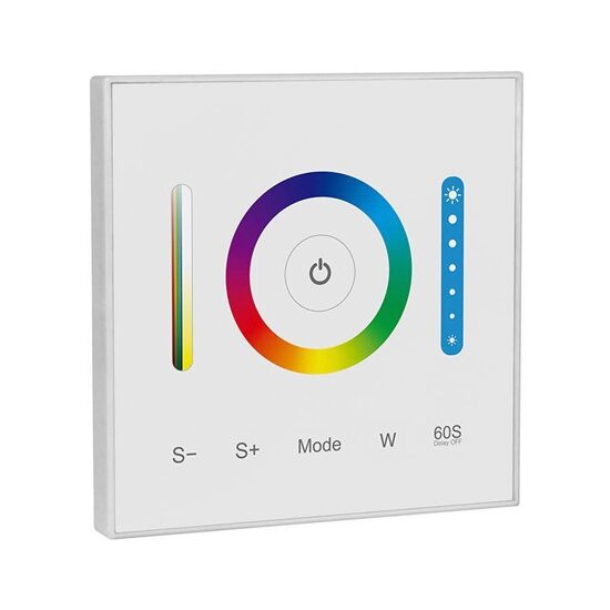 Controller banda led RGB si Alb, Touch 12/24V, max 10 A