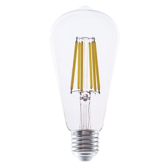 Bec led, forma ST64, E27, putere 4W, filament, 3000K, Edison