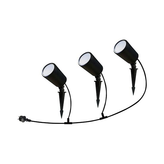 SET CORP ILUMINAT LED RGB 3IN1 5.2W IP65 - NEGRU