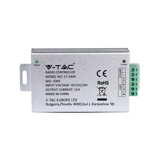 Controller banda LED, 12/24 V, 144 W, 105 x 65 x 20 mm