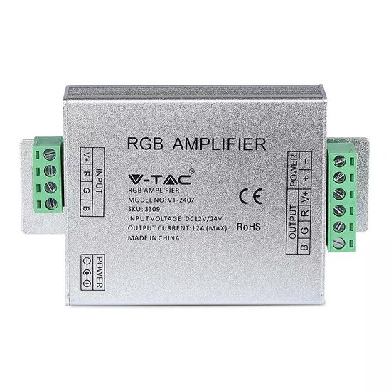 Amplificator banda led RGB 12V/144W,  24V/288W, 12A, IP20