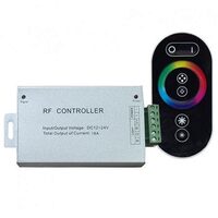 Controller banda LED cu telecomanda touch, 12/24 V, 144 W, 130x65x25 mm
