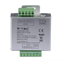 Amplificator banda led LED RGB+W, IP20, 12 V DC, 16 A