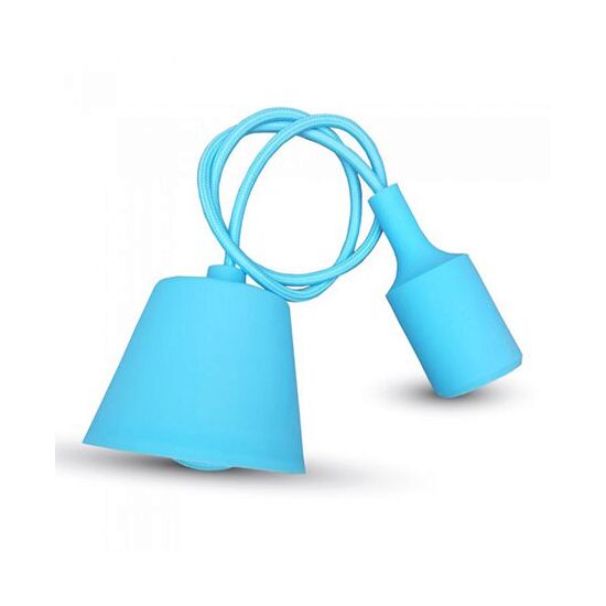 Pendul tavan Bleu, fara bec, E27, lungime 1 m, plastic
