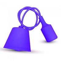 Pendul tavan Violet, fara bec, E27, lungime 1 m, plastic