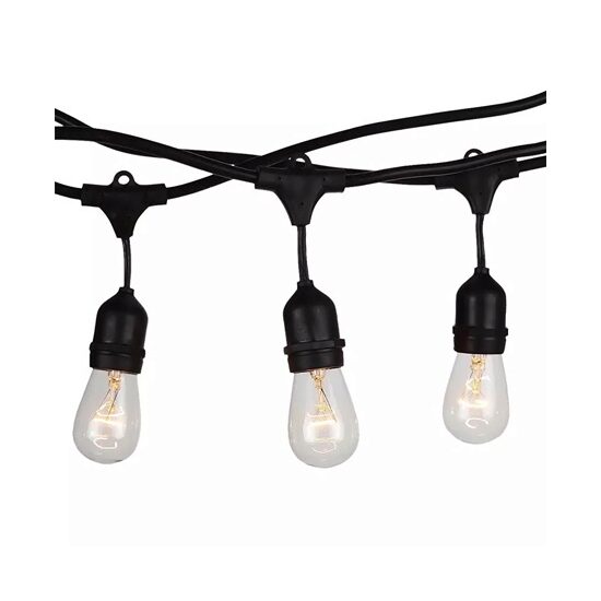 Ghirlanda decorativa 15 x E27, lungime 15 m, IP65, max 600W