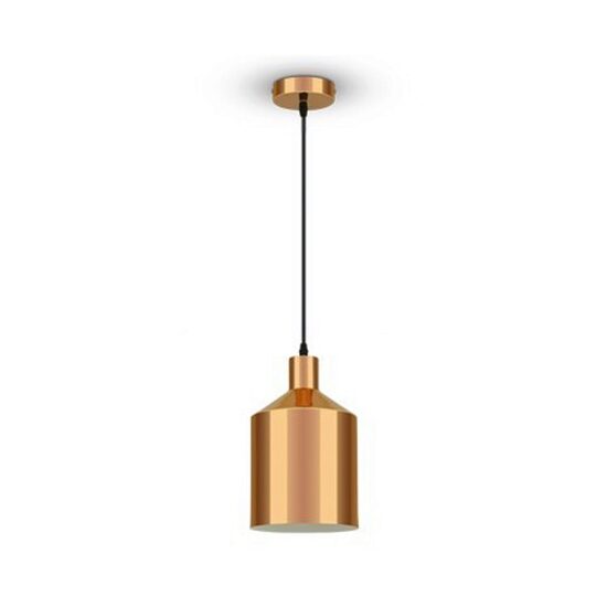 Pendul tavan Cupru, fara bec, E27, lungime 1 m, diametru 170 mm