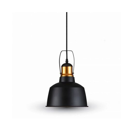 Pendul suspendat, max 60W, IP20, Negru, Metal, fara bec
