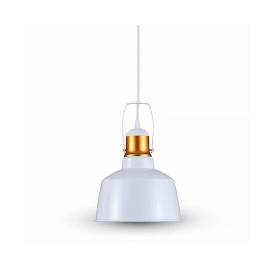 Pendul suspendat, max 60W, IP20, Alb, Metal, fara bec