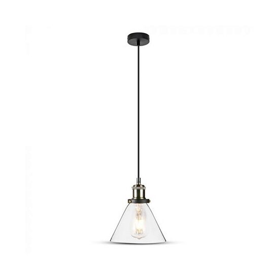 Pendul suspendat, max 60W, IP20, Sticla/Metal, fara bec, 180 x 230 x 1110 mm