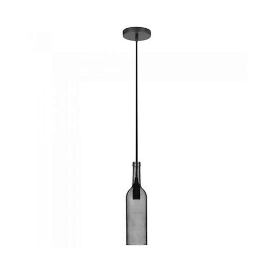 Pendul sticla, E27, fara bec,  72 mm x 280 mm x 1150 mm, Gri