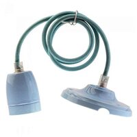 Pendul de tavan, Portelan, fara bec, E27, 47 x 64 x 680 mm, Albastru