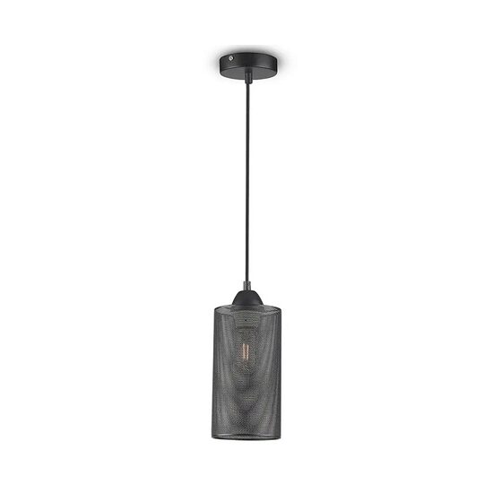 Pendul suspendat, max 60W, IP20, Negru, Otel, fara bec, 220 x 1250 mm, lungime fir 1 m