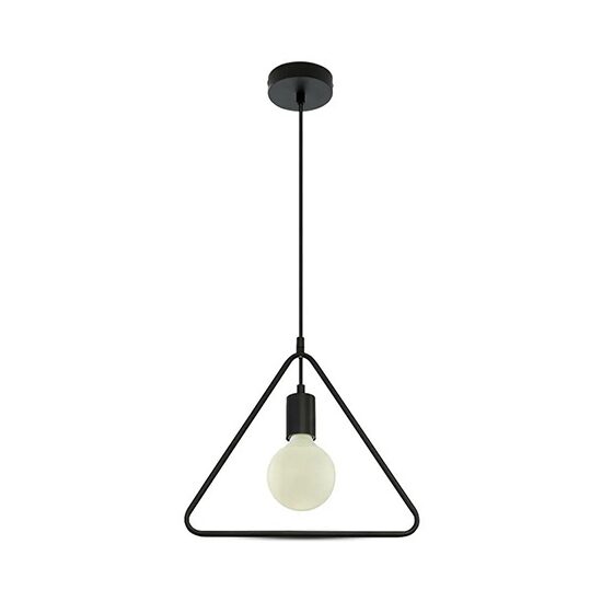 Pendul tavan model geometric, fara bec, E27, 320 x 320 x 1350, lungime fir 1 m