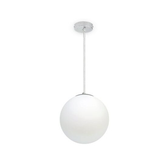 Pendul suspendat, max 60W, IP20, Sticla/Otel, fara bec, diametru 250 mm, lungime fir 1 m