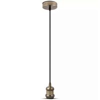 Pendul suspendat, max 60W, IP20, Metal Antic, fara bec, diametru 50 mm, lungime fir 1 m