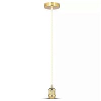 Pendul tavan Auriu, fara bec, E27, 50 x 90 x 900 mm, Metal