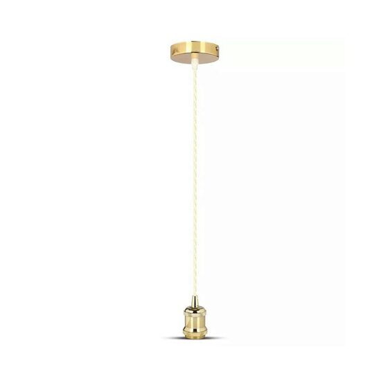Pendul tavan Auriu, fara bec, E27, 50 x 90 x 900 mm, Metal