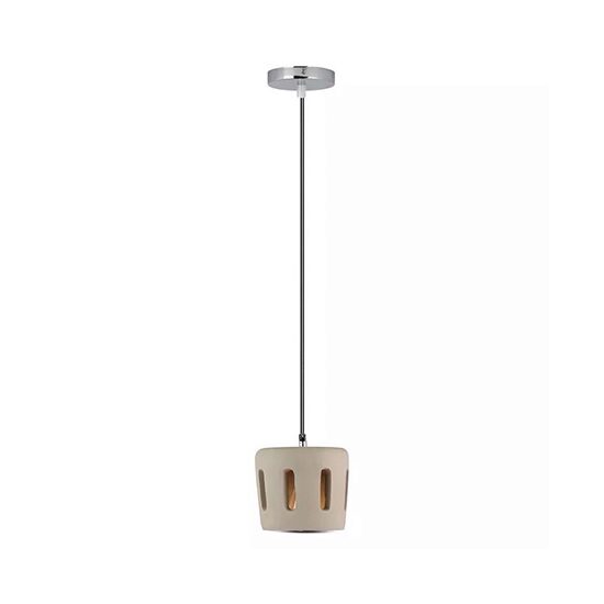 Pendul tavan cu abajur ceramic, fara bec, E27, 180 x 160 x 1100 mm