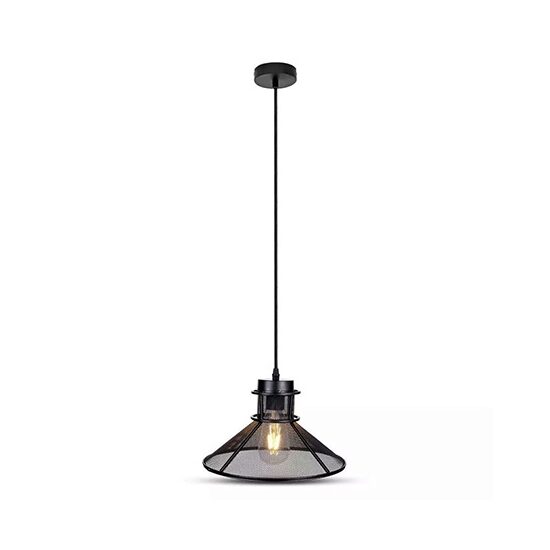 Pendul cu plasa metalica, fara bec, E27, dimensiuni 290 x 100 x 1340 mm