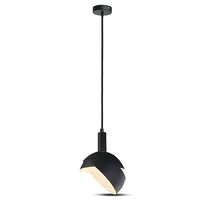 Pendul tavan, E14, fara bec, Negru, Plastic/Aluminiu, 180 x 100 x 1200 mm