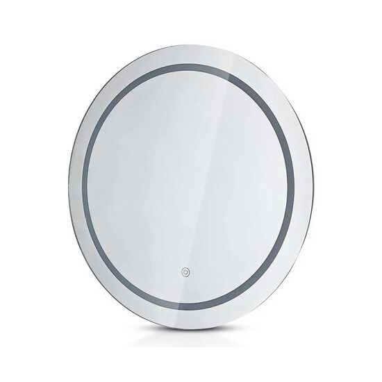 Oglinda cosmetica cu led, Rotunda, 8W, Anti-aburire, Lumina rece/neutra/calda, 750 lm, diametru 600 mm, IP44