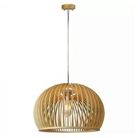 Pendul tavan din lemn, fara bec, E27, dimensiune 440 x 280 mm