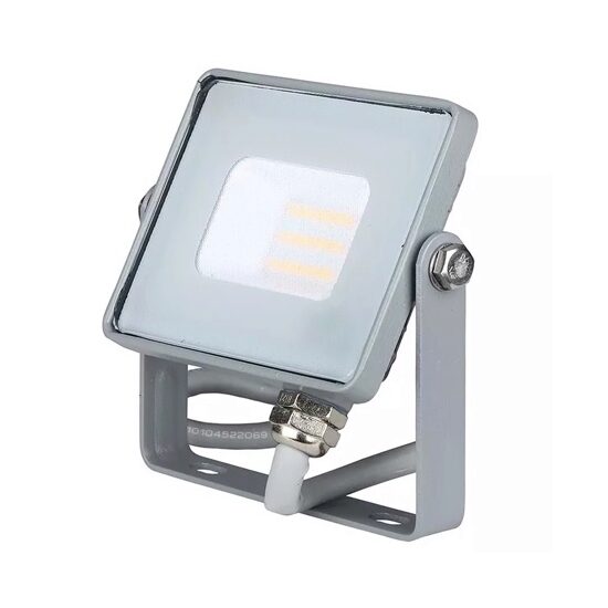 Proiector led, 10W, 6400K, IP65, 800 lm, Gri, 115 x 108 x 26 mm, cip samsung