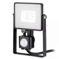 Proiector led cu senzor de miscare, 10W, 4000K, IP65, 800 lm, Negru, 178 x 133 x 47 mm