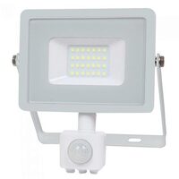 Proiector led cu senzor de miscare, 20W, 6400K, IP65, 1600 lm, Alb