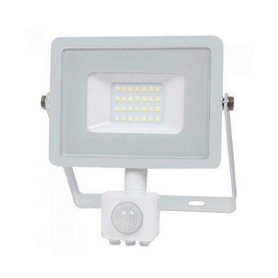 Proiector led cu senzor de miscare, 20W, 6400K, IP65, 1600 lm, Alb