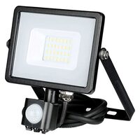 Proiector led cu senzor de miscare, 20W, 4000K, IP65, 1600 lm, Negru