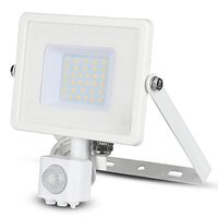 Proiector led cu senzor de miscare, 30W, 4000K, IP65, 2400 lm, Alb