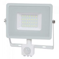 Proiector led cu senzor de miscare, 30W, 4000K, IP44, 2400 lm, Gri