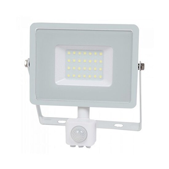 Proiector led cu senzor de miscare, 30W, 4000K, IP44, 2400 lm, Gri
