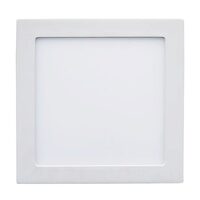 CORP ILUMINAT LED PATRAT INCORPORABIL 6W 3000K ALB CALD