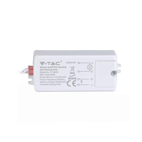 Senzor de miscare la inchidere/deschidere usa, 300W, IP20
