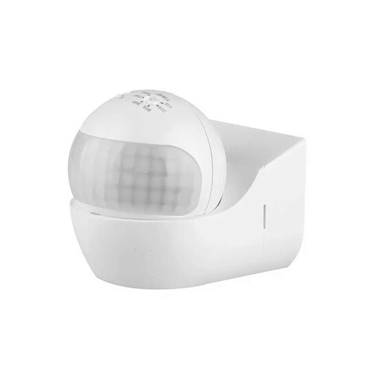Senzor de miscare unghi reglabil, 800W, IP44, 3 - 2000 lux, 180 grade