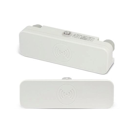 Senzor de miscare pentru proiectoare led, IP65, 180-360 grade, detectare 10 m, 200 W, 25 - 2000 LUX reglabilã